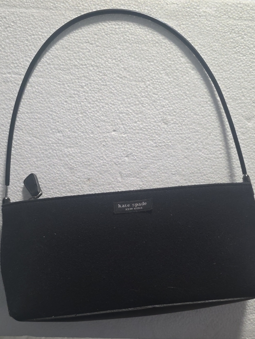 kate spade black shoulder bag with top handle
